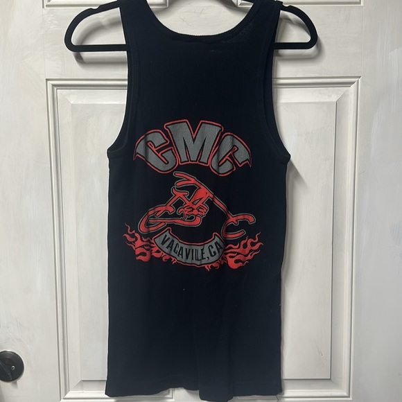 Men’s Large black Easy Riders ribbed tank top - Picture 5 of 5